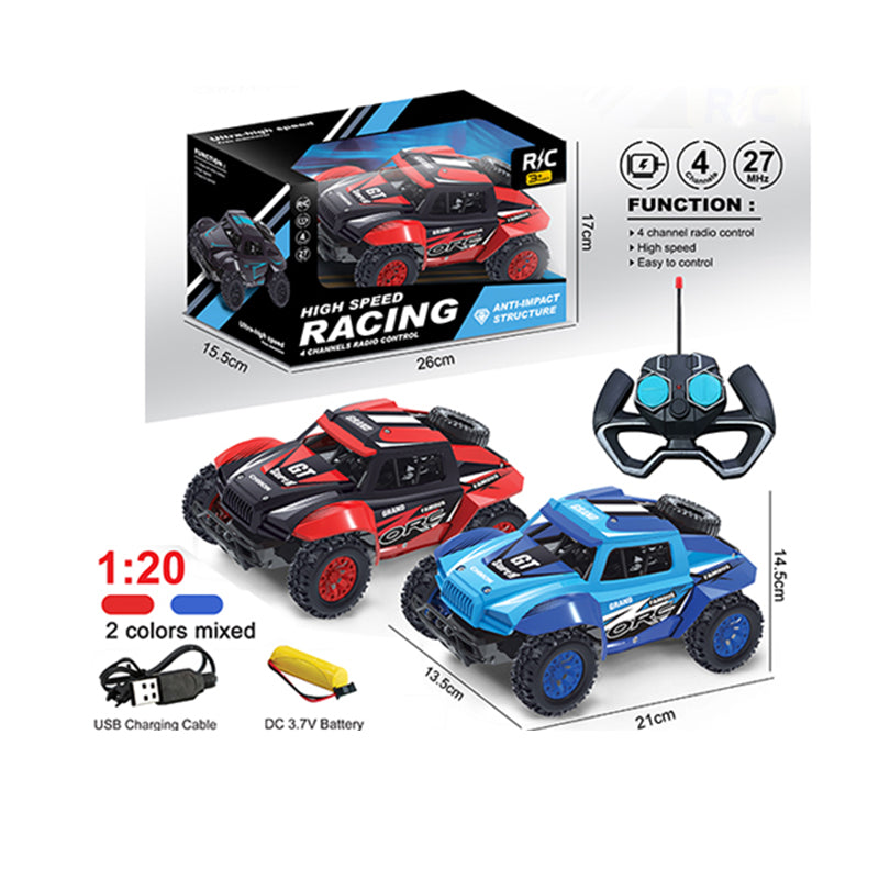 R/C Car With Batteries & USB Cable x 1pc Assortment