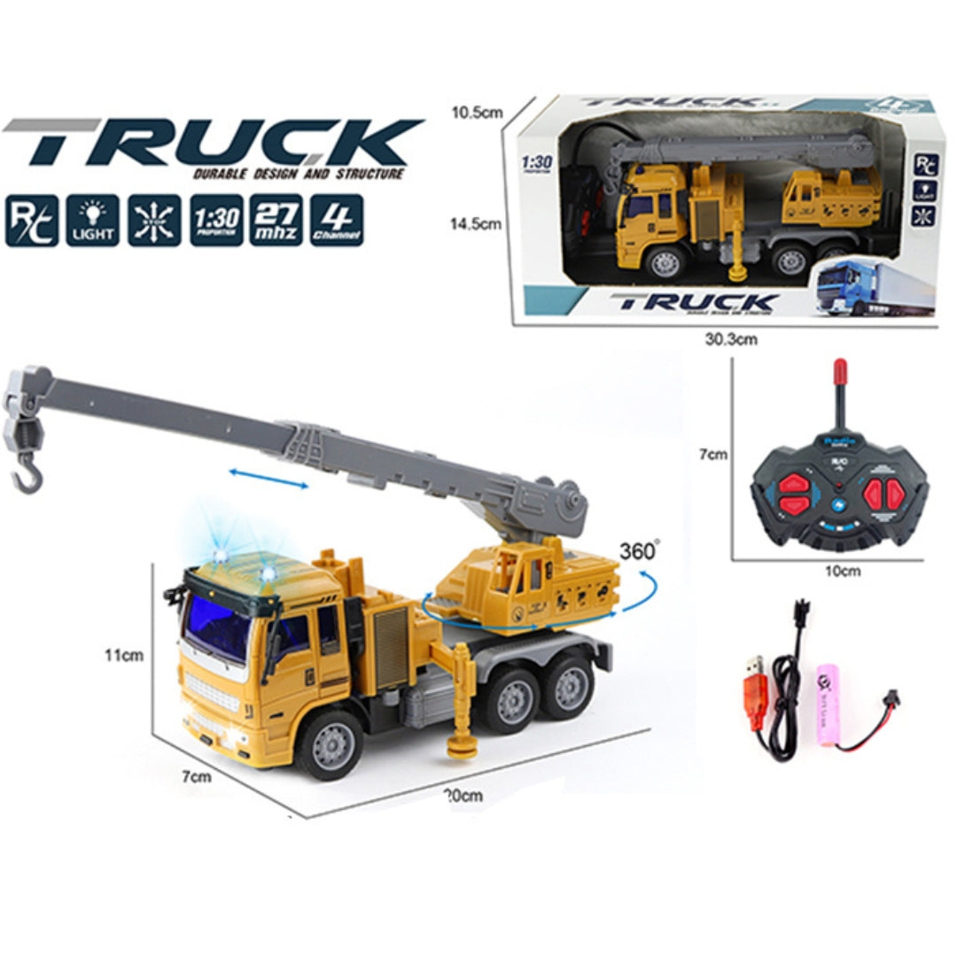R/C Truck Crane With Batteries & USB Cable