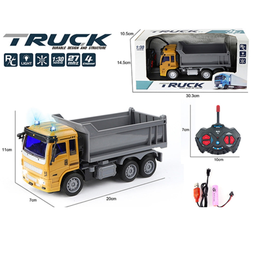 R/C Dump Truck With Batteries & USB Cable
