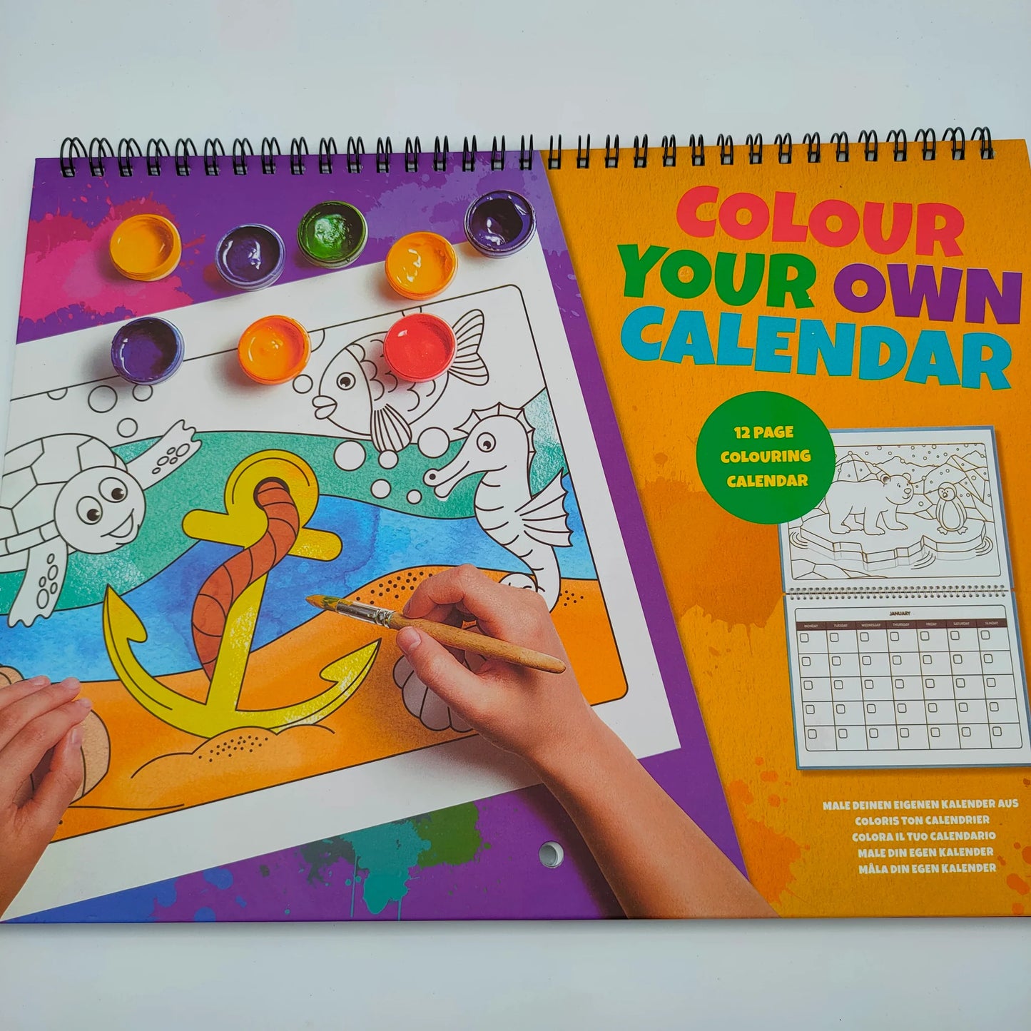 Colour Your Own Calendar