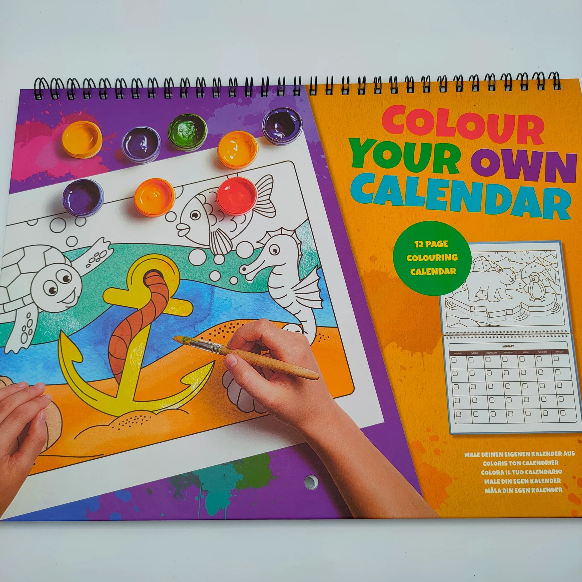 Colour Your Own Calendar