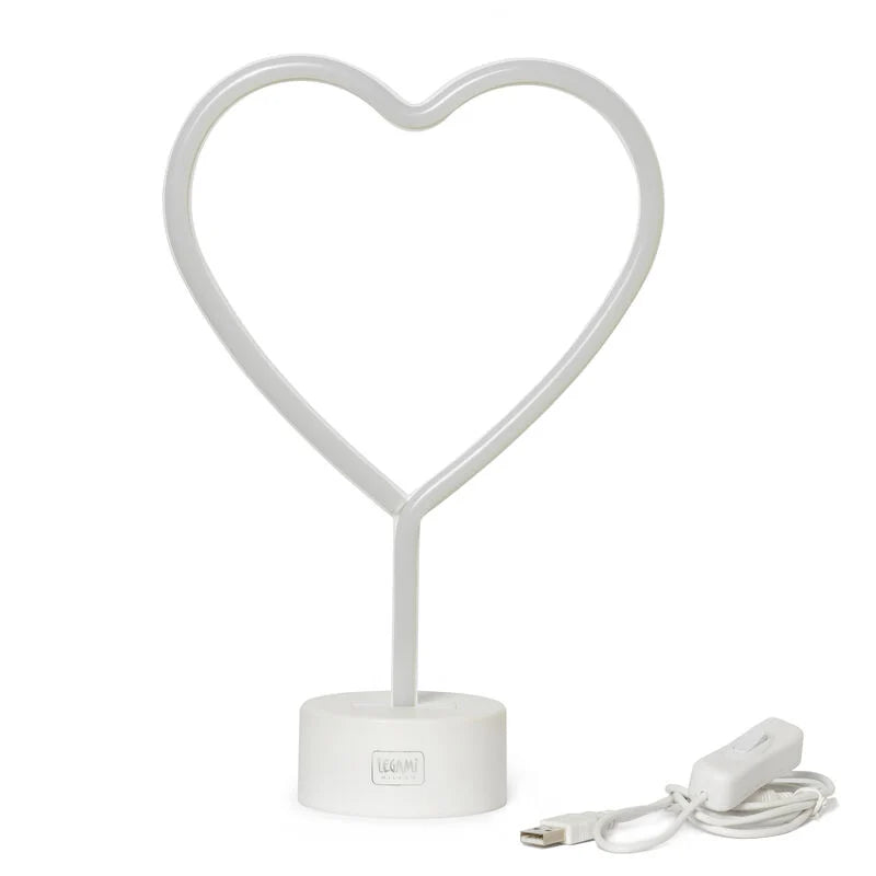 Legami It's A Sign Led Lamp Neon Effect - Heart