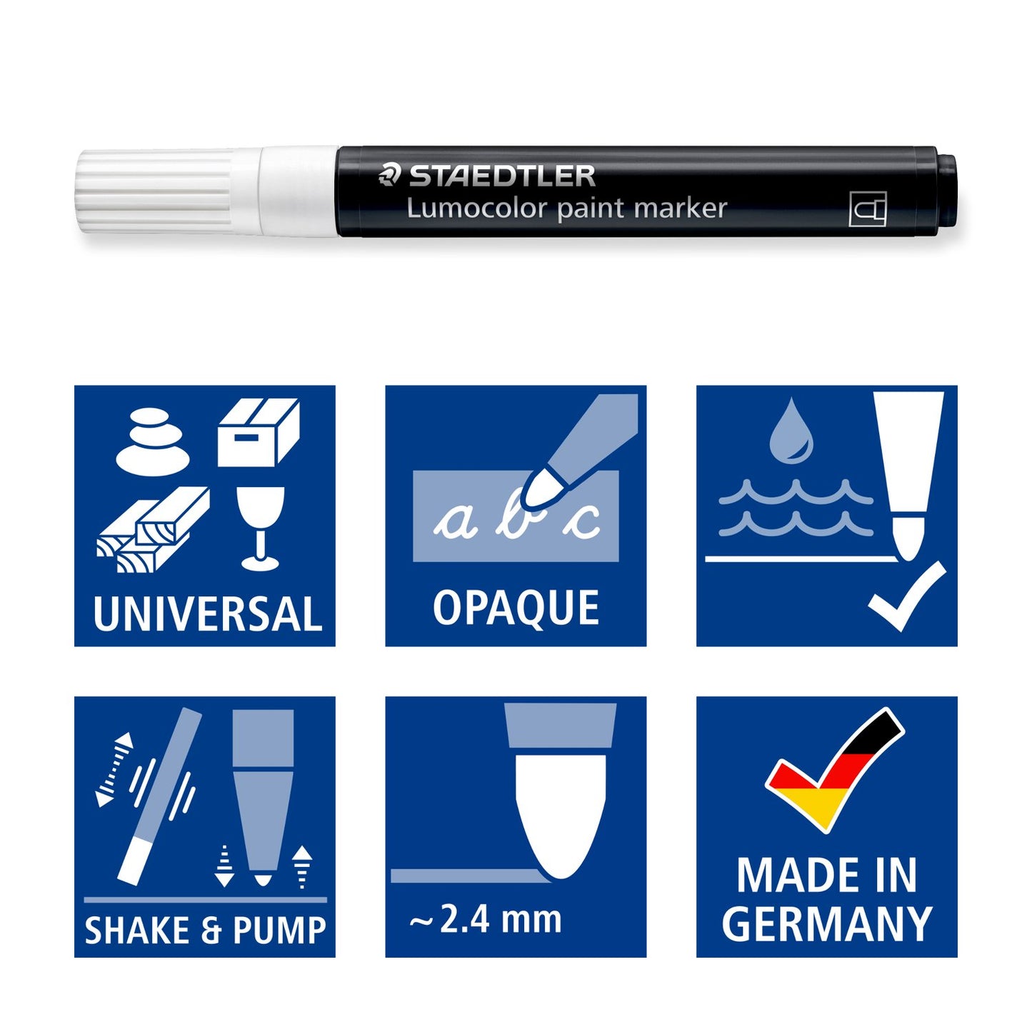 Staedtler - Lumocolor - Acrylic Marker - Various Colours