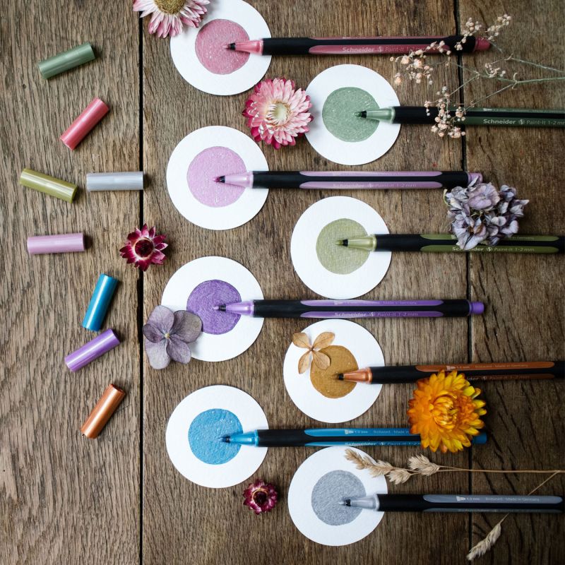 Schneider Paint-It 020 Metallic Liner 1-2mm - Various Colours