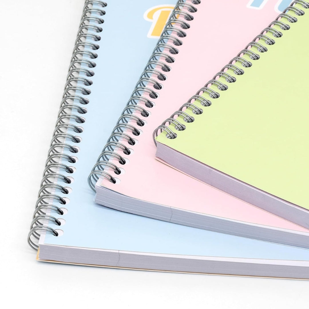 A5 Pukka Pad Side-Spiral Lined Jotta Notebook - Pastel - Various Colours