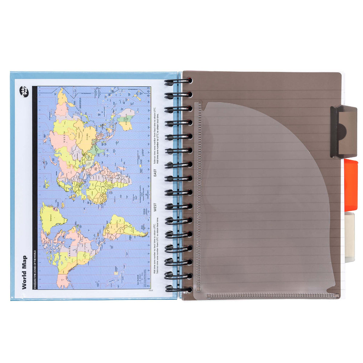A5 Pukka Pad Side-Spiral Lined Project Book With Dividers - Metallic Executive - Various Colours