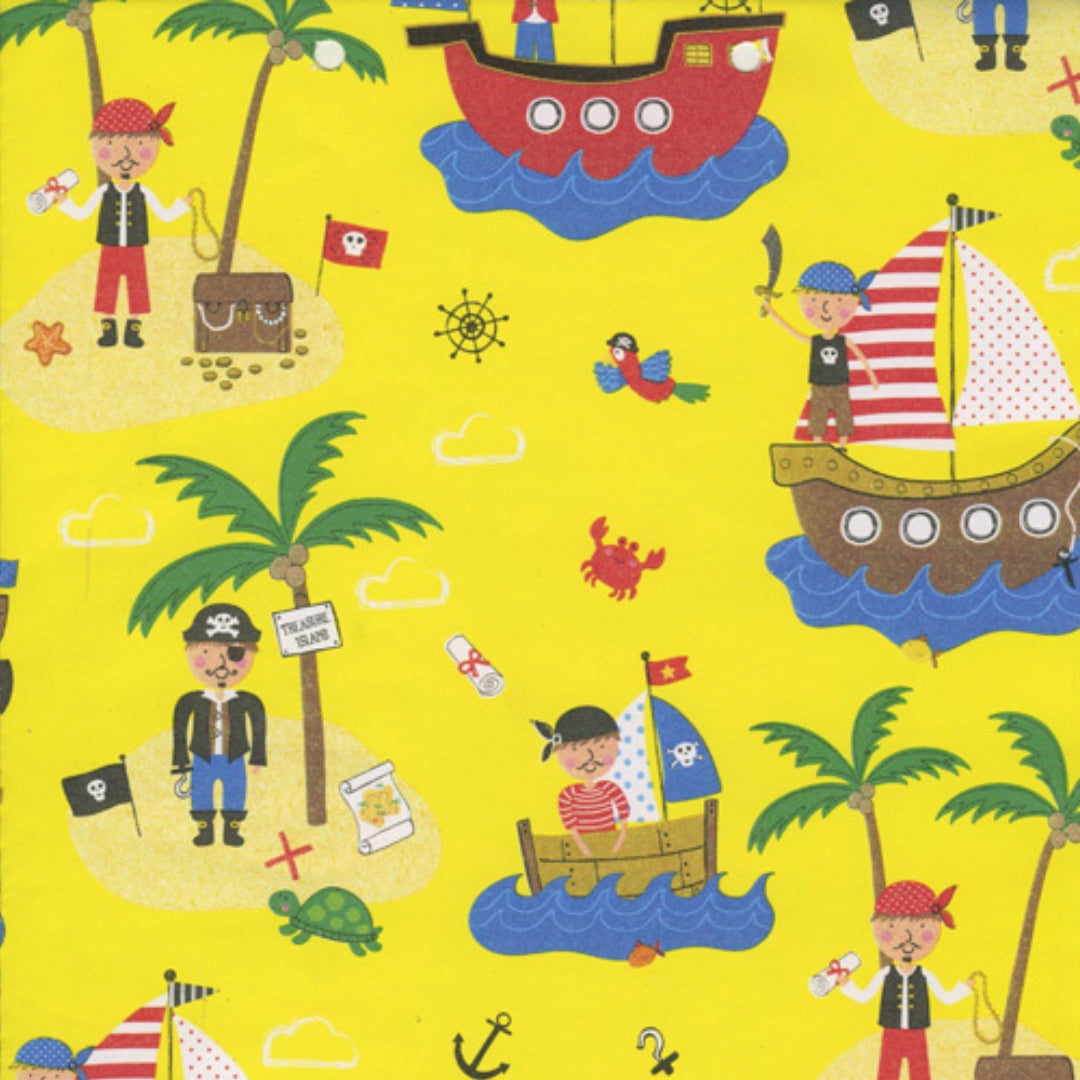 Gift Wrapping Paper Single Sheet 50 x 70cm - ECO Pirates