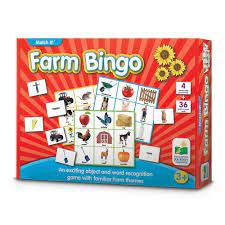 The Learning Journey - Match It: Picture Farm Bingo