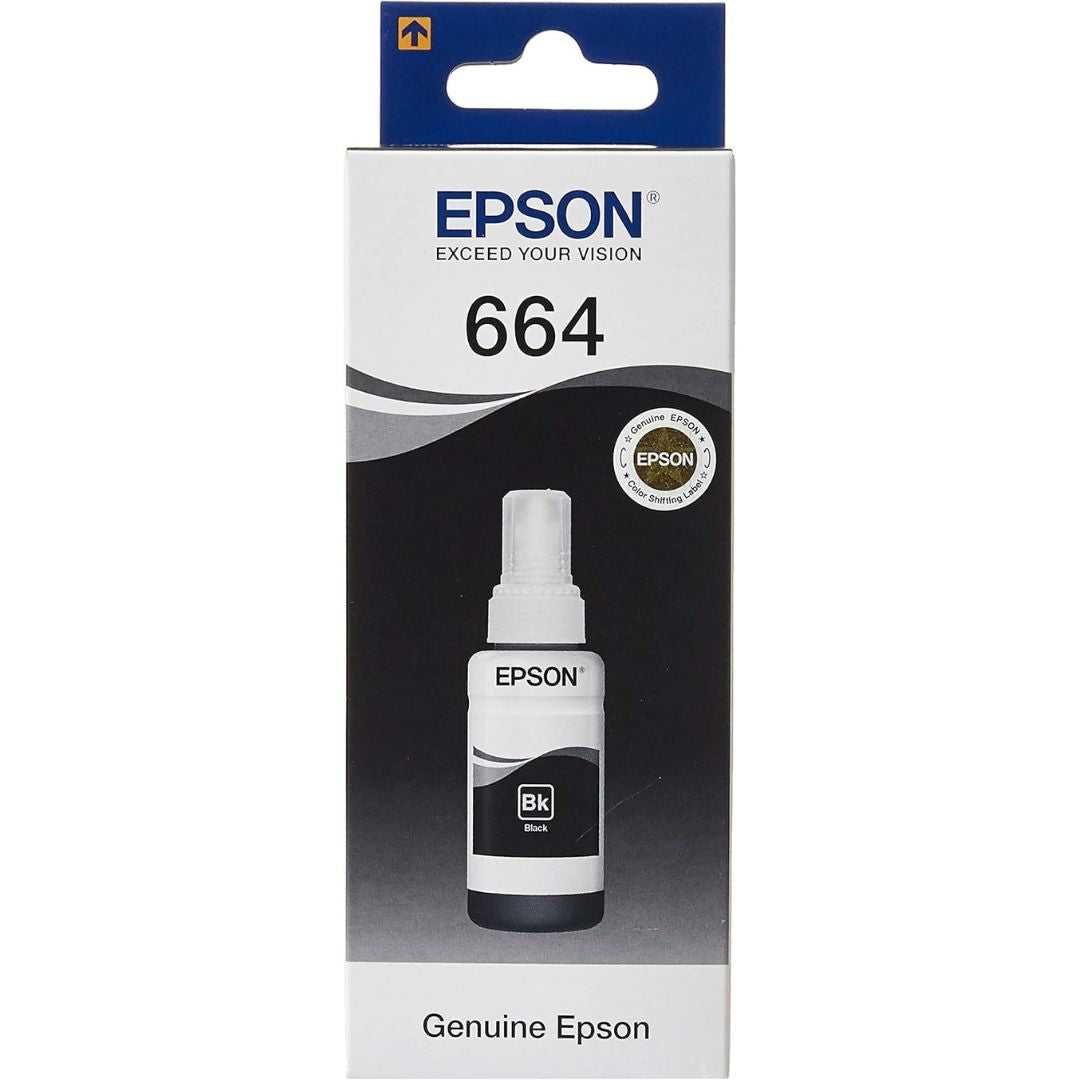 Epson Printer Ink Cartridge 664 Black 70ml