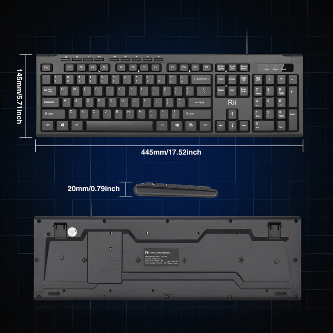 Rii - Keyboard - Wired