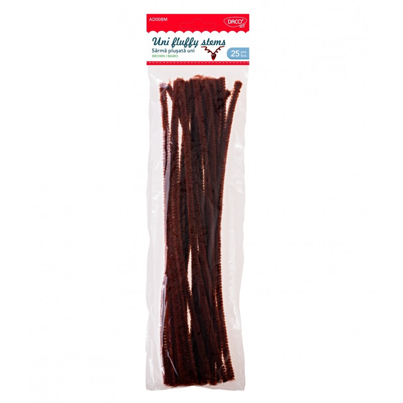 Daco Uni Fluffy Stems A Pack Of 25pcs - Various Colours