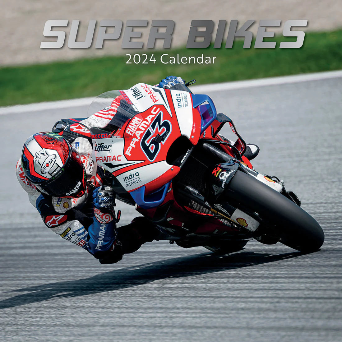 2024 Super Bikes - Square Wall Calendar 28.5 X 28.5 cm