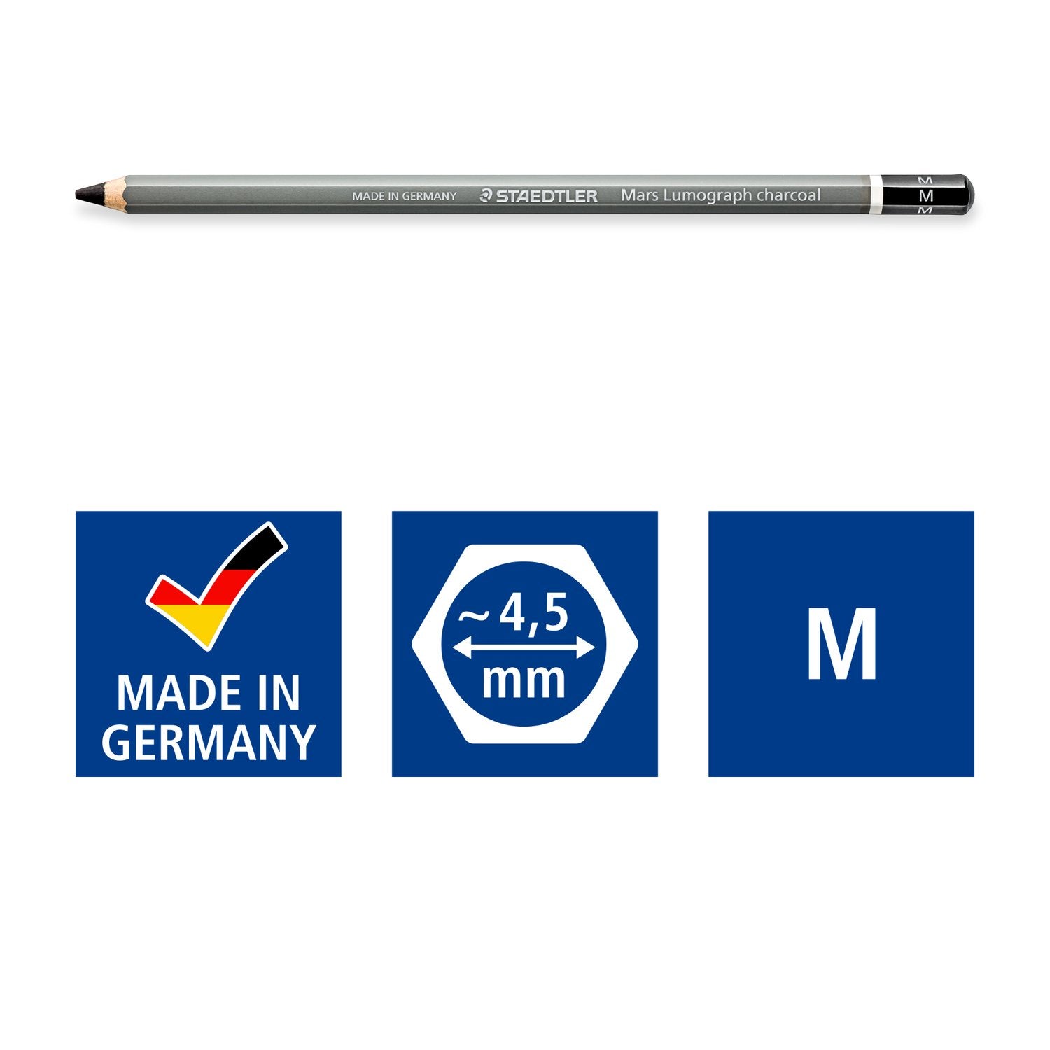 Staedtler Charcoal Pencils A Pack of 4pcs
