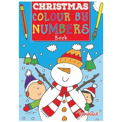 Christmas Colour By Numbers Blue