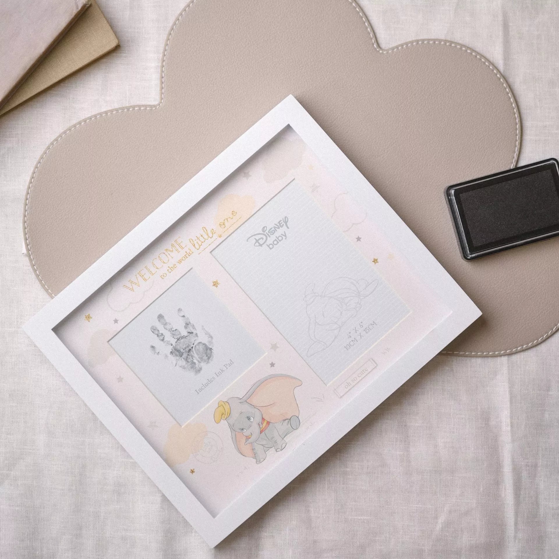 Disney Magical Beginnings Photo Frame 10 x 15cm & Handprint - Dumbo