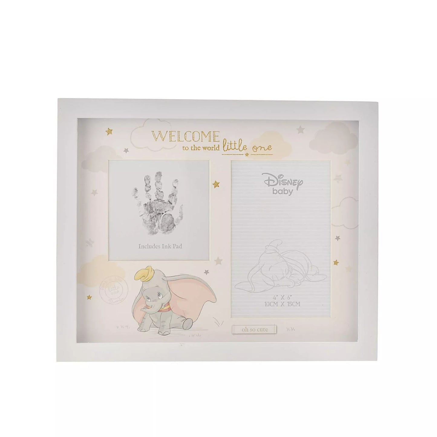 Disney Magical Beginnings Photo Frame 10 x 15cm & Handprint - Dumbo