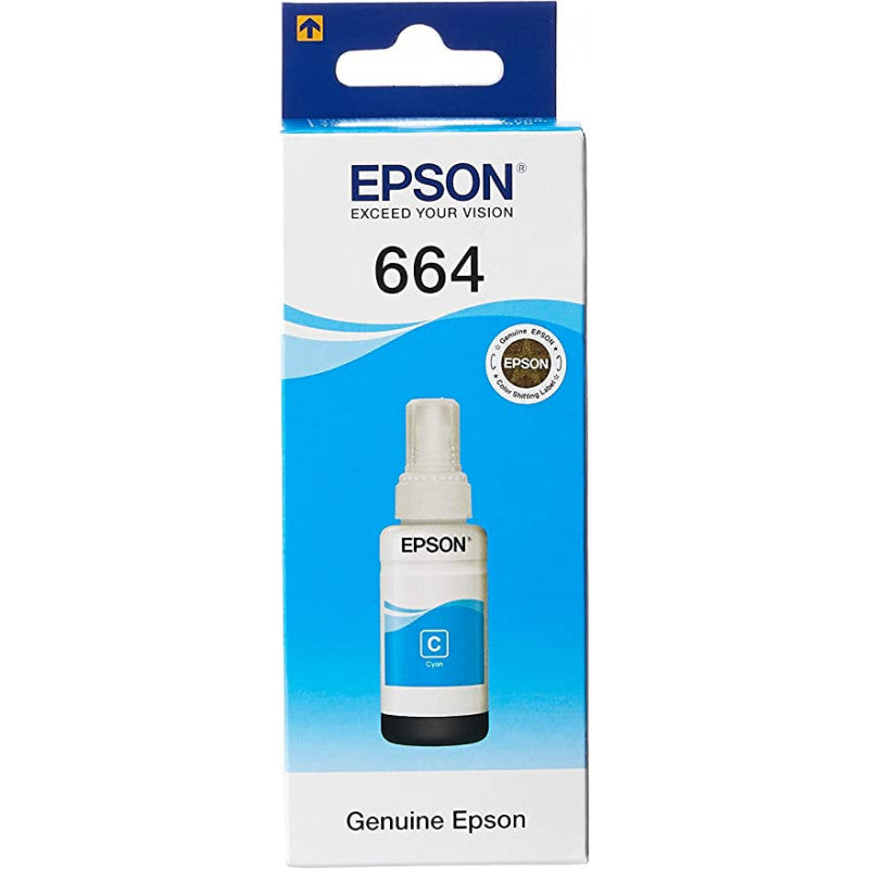Epson Printer Ink Cartridge 664 Cyan 70ml