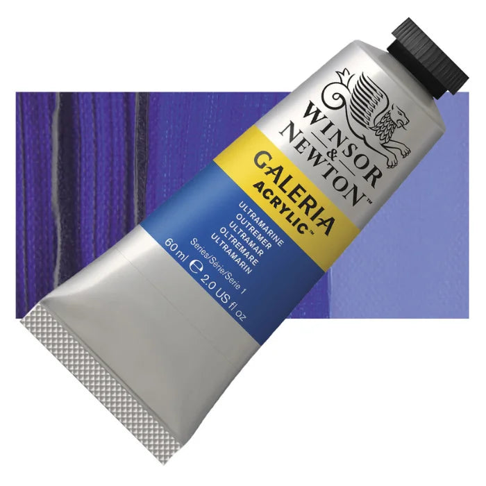 W & N Galeria Acrylic Paint 60ml - Various Colours - Ultramarine