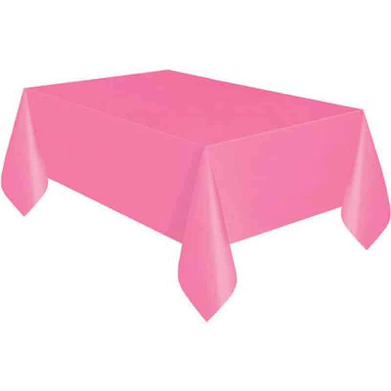 Unique Plastic Tablecover - Pink