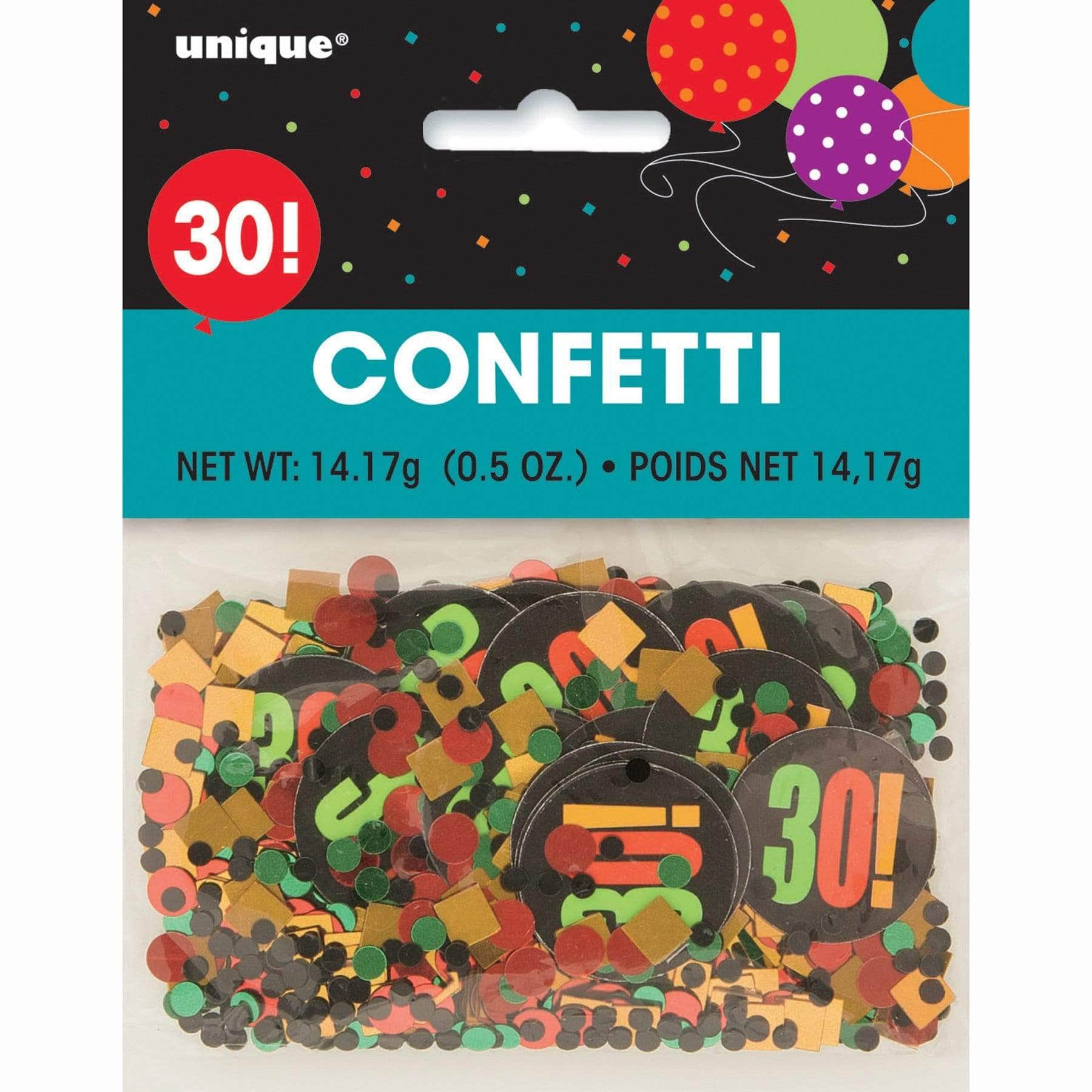 Unique Confetti - 30th Birthday