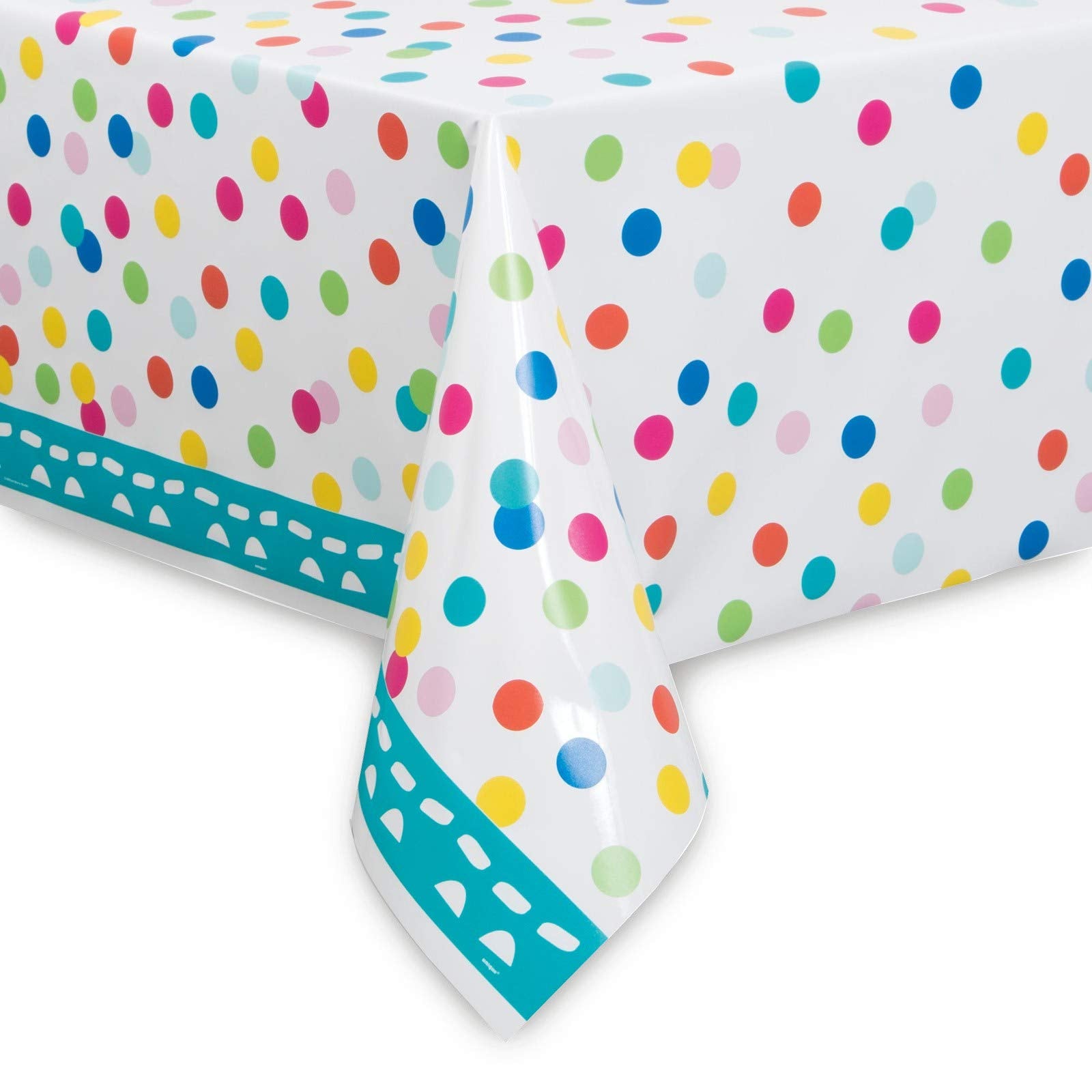 Unique Plastic Table Cover (1.37 x 2.13cm) – Confetti