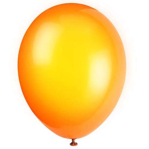 Unique 12'' Latex Balloons x50pcs - Citrus Orange