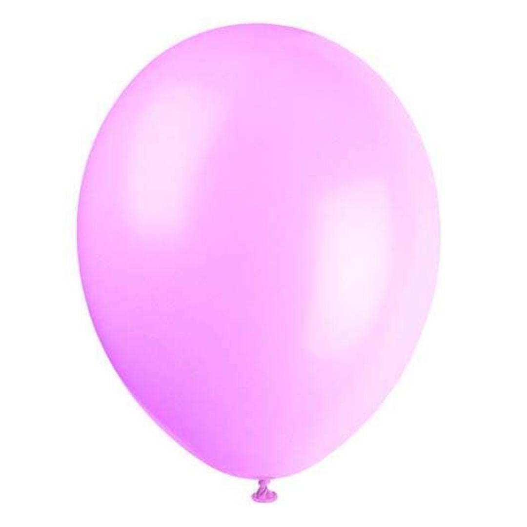 Unique 12'' Latex Balloons x50pcs - Powder Pink