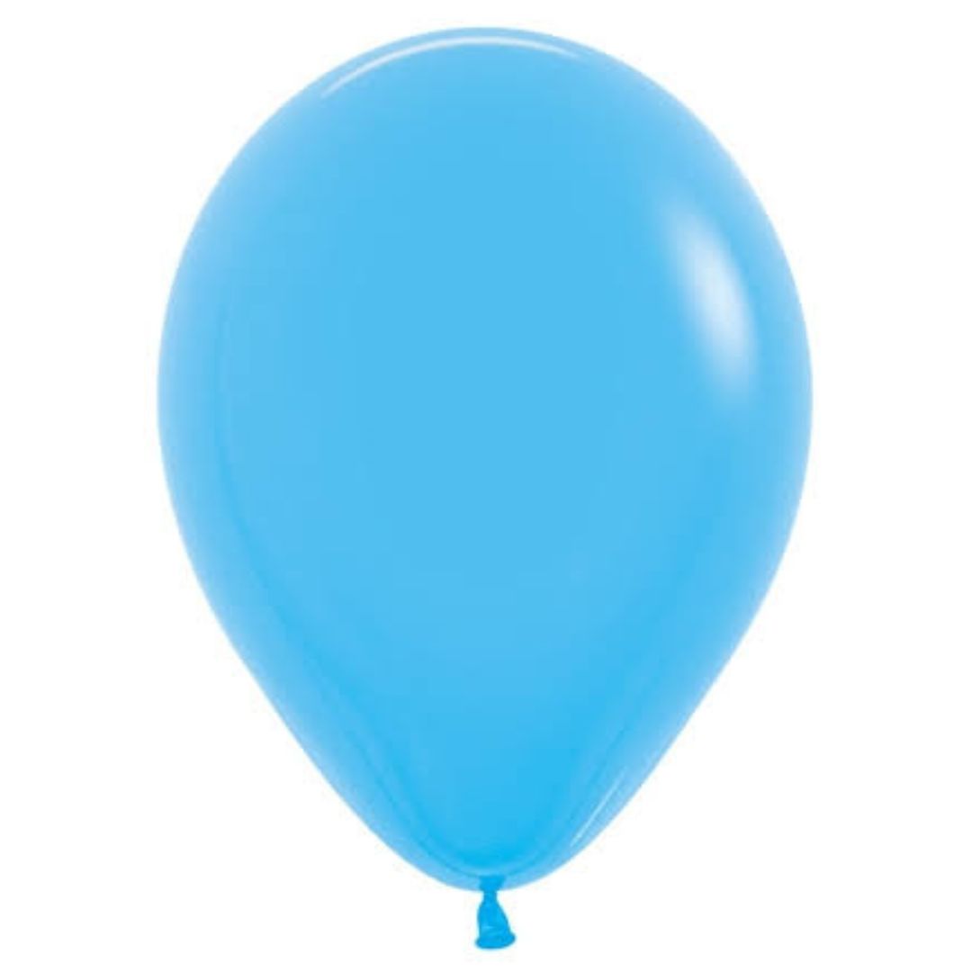 Unique 12'' Latex Balloons x50pcs - Cool Blue