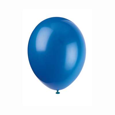 Unique 12'' Latex Balloons x50pcs - Evening Blue Colour