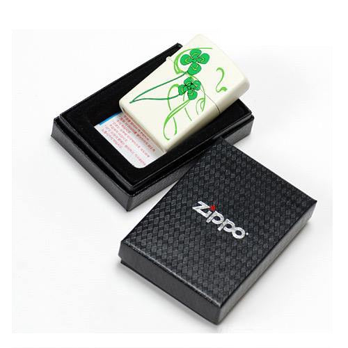 Zippo Irish Clover Cream Matte