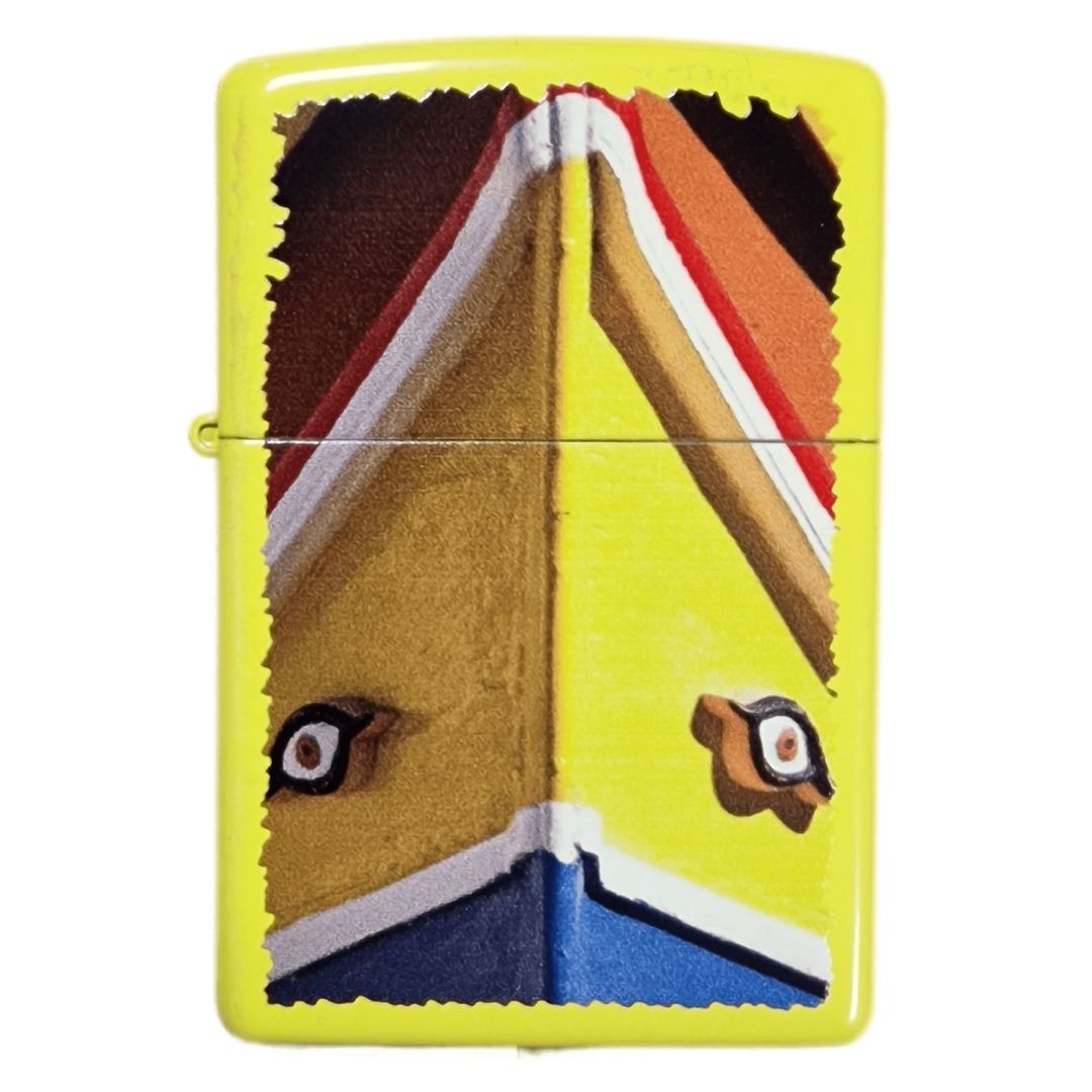 Zippo Lighter Maltese Luzzu Yellow