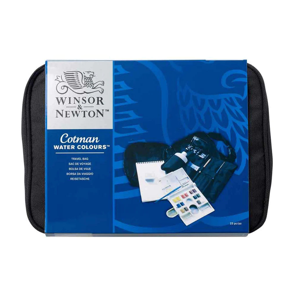 W & N Cotman Watercolour Travel Bag Art Set