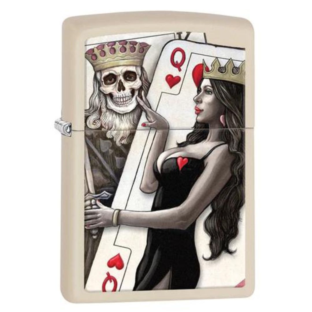 Zippo Skull King Queen Beauty