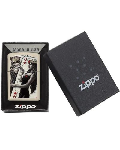 Zippo Skull King Queen Beauty