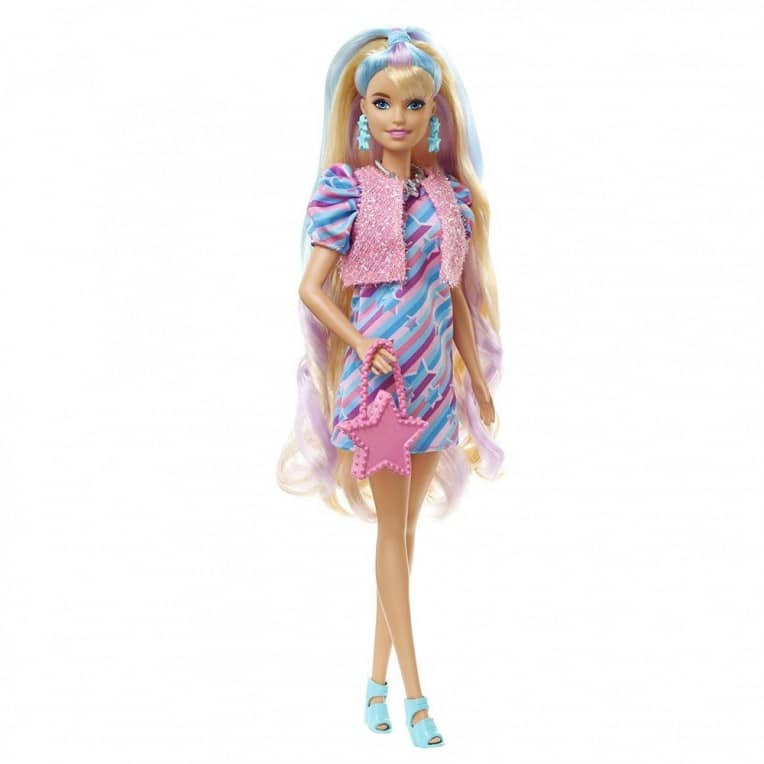 Barbie Totally Hair Doll - Star Themed Dress