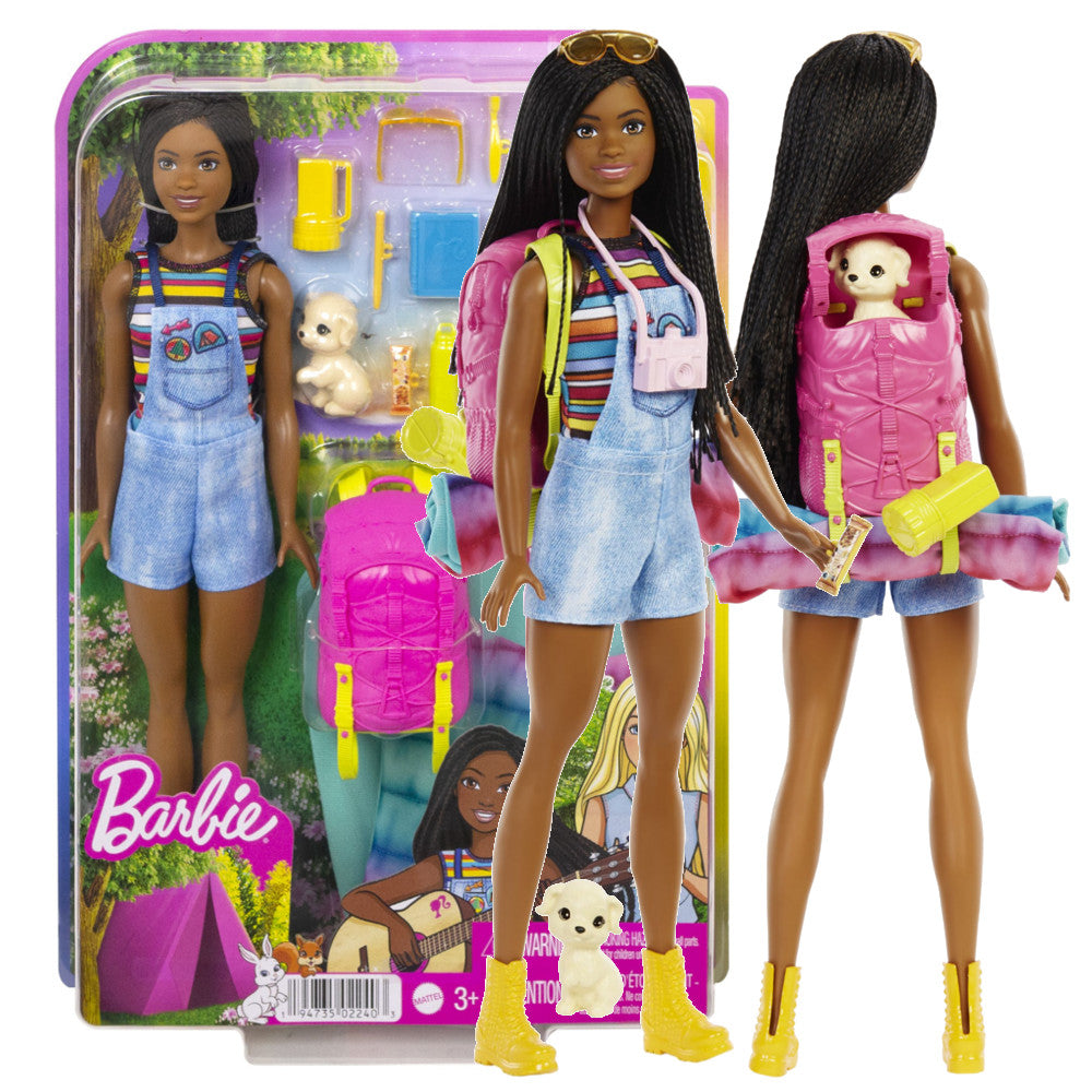 Barbie Brooklyn Camping Doll with Puppy