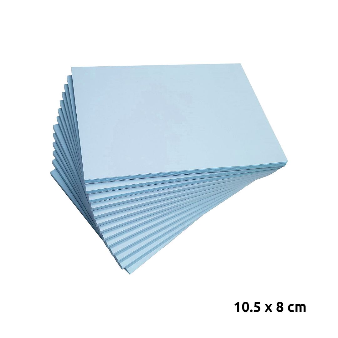 10.5 x 8 cm - Blue Block Notes / Jotter Pads x10pcs