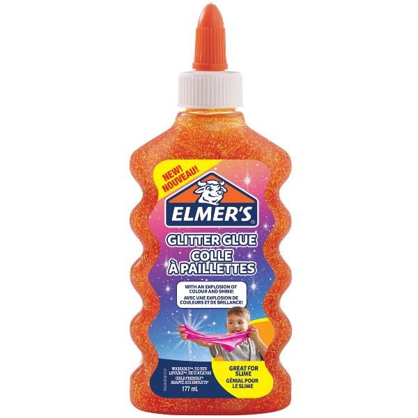 Elmer's Glitter Liquid Glue 177ml - Orange