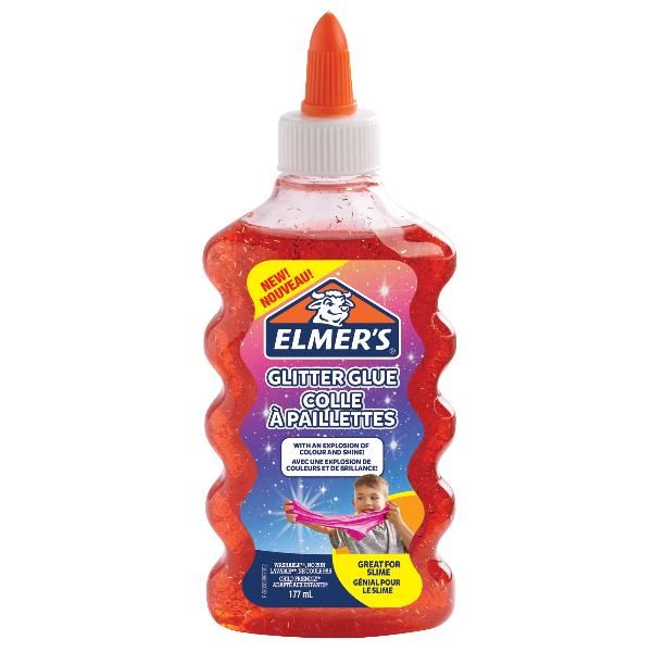 Elmer's Glitter Liquid Glue 177ml - Red