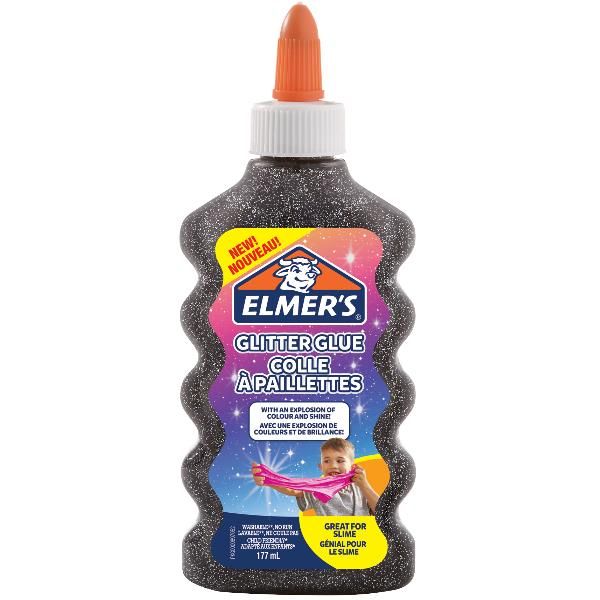 Elmer's Glitter Liquid Glue 177ml - Black