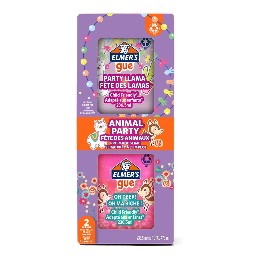 Elmer's Gue Animal Party 2 CT Variety Pack