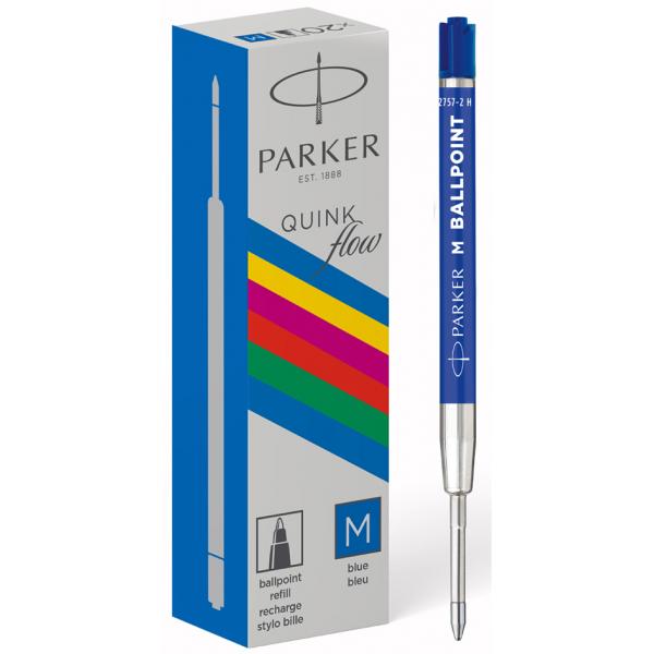 Parker Quinkflow Large-Capacity Ballpoint Refill - Blue