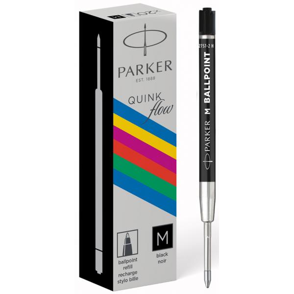 Parker Quinkflow Large-Capacity Ballpoint Refill - Black