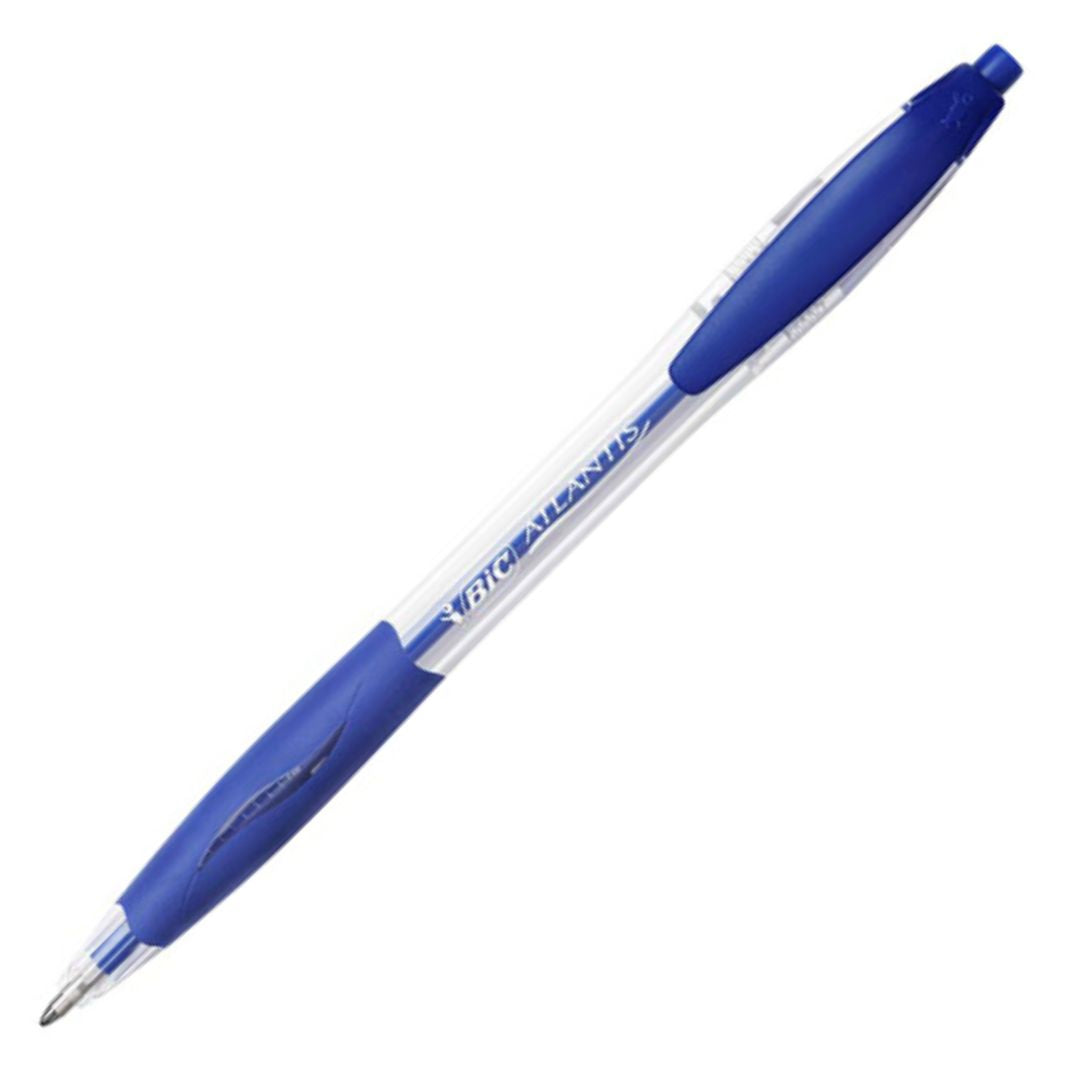 Bic Atlantis Classic Blue Ballpoint Pen 1.0mm