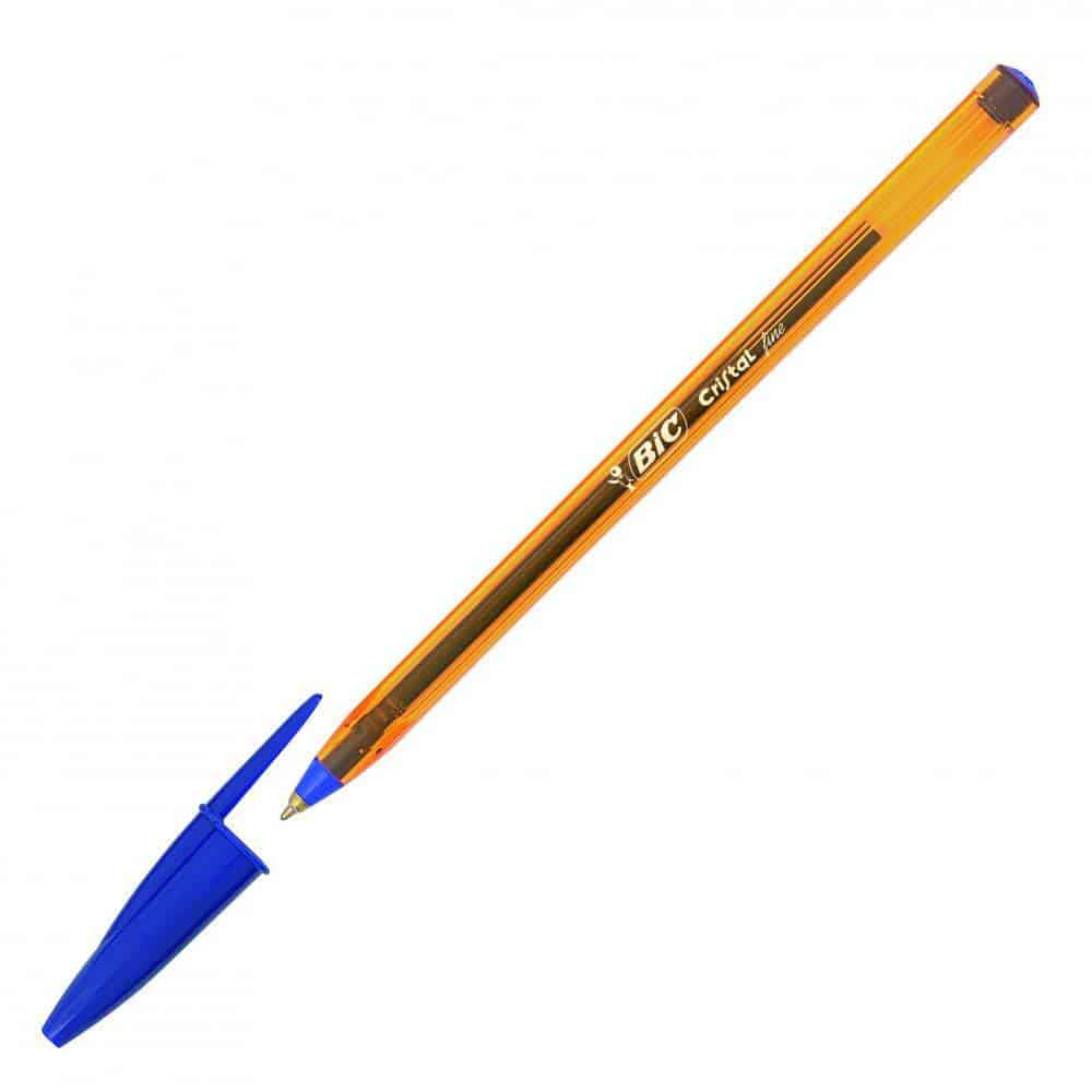 Bic Cristal Fine Ball Pen 0.8mm Blue