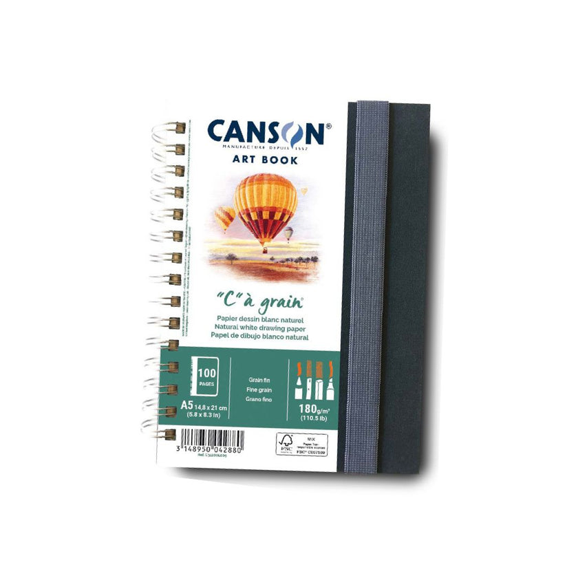 A5 Canson Art Book “C” à grain 180g