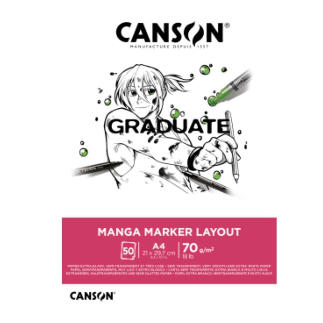 A4 Canson Graduate Manga Marker Layout 70g