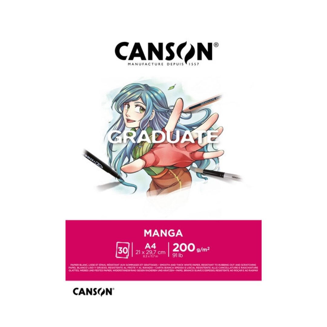 A4 Canson Graduate Manga 200g