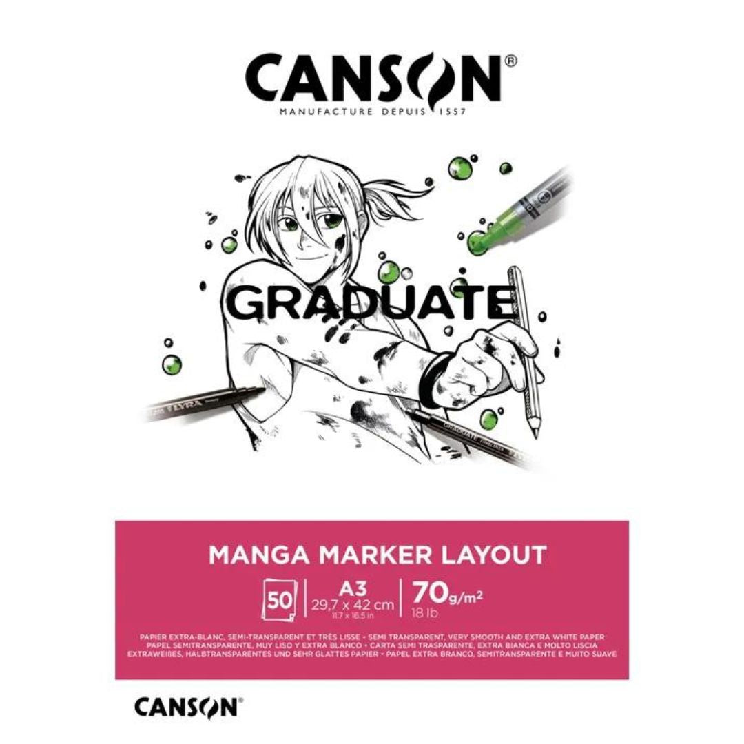 A3 Canson Graduate Manga Marker Layout 70g