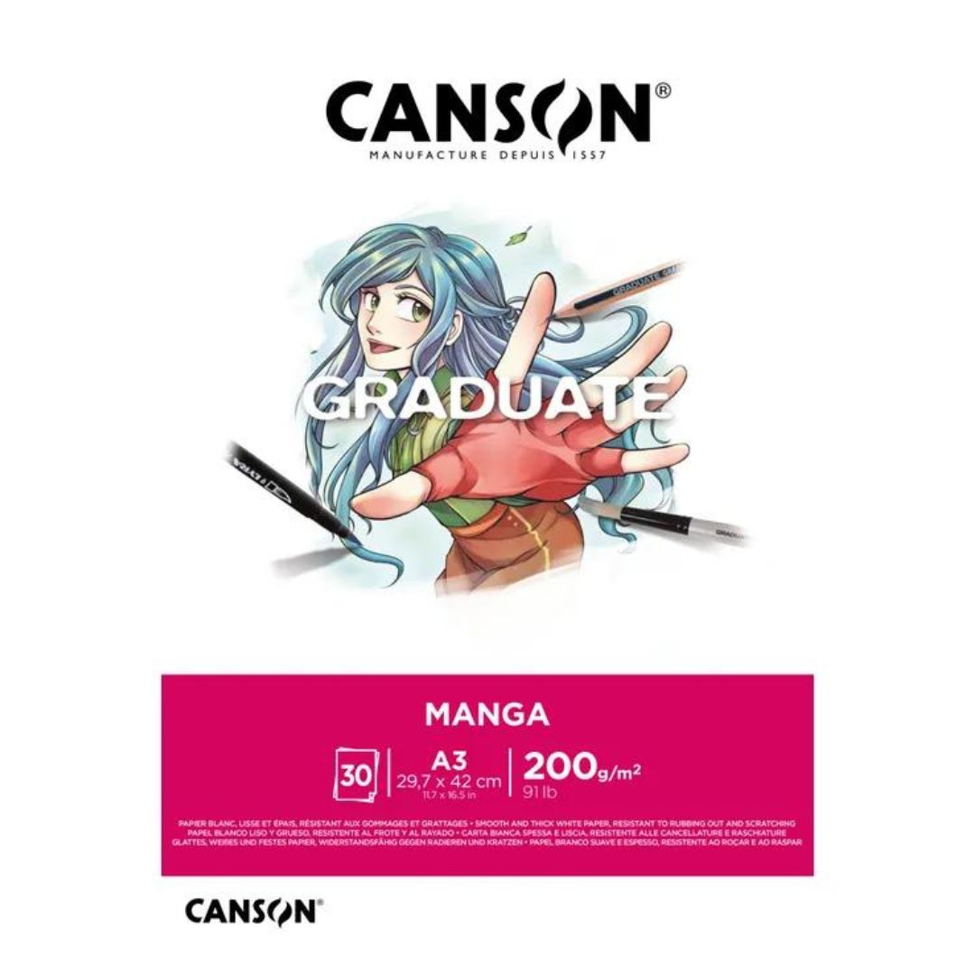 A3 Canson Graduate Manga 200g